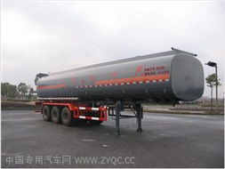 宏宙牌hzz9401ghya1型化工液體運輸半掛車 產品技術參數